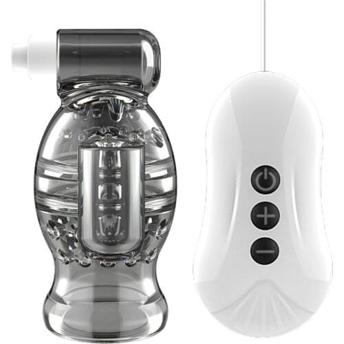 Penis Training Vibrating Device Male Masturbating Equipment Genital Organs Enlargement Trainer Sex Toys for Men Sex Products