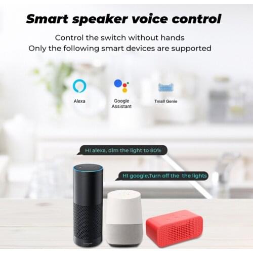 1 Pcs Tuya Wifi Mini DIY Smart Dimming Switch Smart Life APP Control Remote Control Work with Alexa Google home