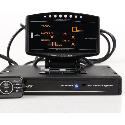 Video Show) Full Kit Sports Package 10 in 1 BF CR C2 DEFI Advance ZD Link Meter Digital Auto Gauge With Electronic Sensors