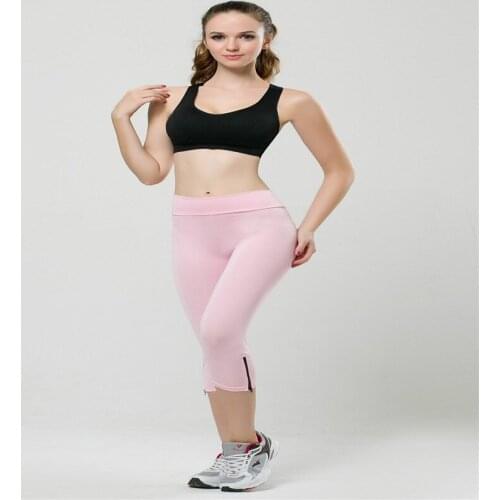 Womens Calf-Length Pants Woman Sports Tights Fitness Female Sport Trousers Running Leggings Gym Ladies running Clothes