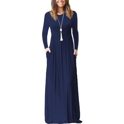 Womens Long Sleeve Loose Maxi Dresses Fashion Abaya Dubai Muslim Islamic Clothing Lady Jelaba 2021 Eid Mubarak Djellaba Femme