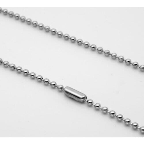 20pcs/lot Stain Steel Ball Chains Necklace for DIY Jewelry Making Materials