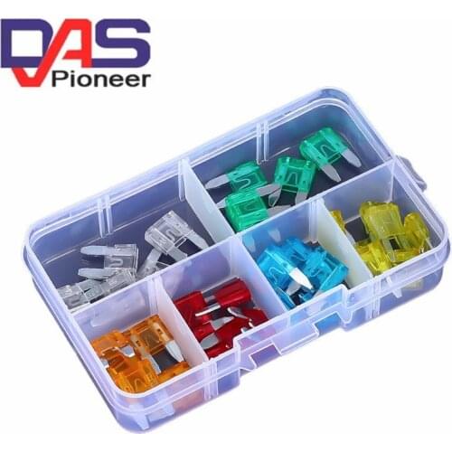Mini size Auto blade fuse ATM for cruze assortment repair kit 50pcs/set