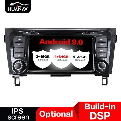 DSP Android 9 Car DVD Player for Nissan X-TRAIL Qashqai Dualis Rouge 2013+ Car GPS Navigation auto Stereo multimedia unit tape