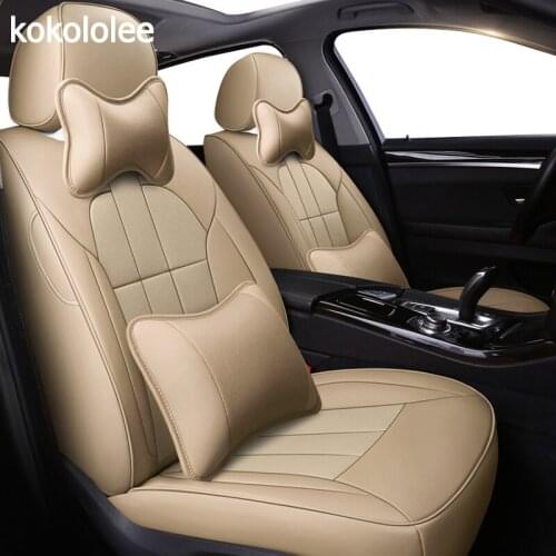 Kokololee Custom real leather car seat cover For Mazda 3 6 2 C5 CX-5 CX7 323 626 M2 M3 M6 Axela Familia car accessories styling