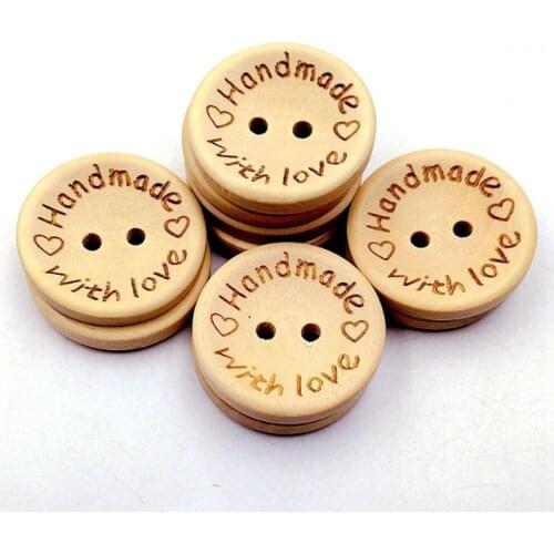 Wooden Button Clothing Decoration Handmade DIY Buttons Wedding Decoration Sewing Supplies Buttons Clothes Decoration Buttons