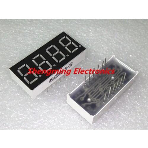 50pcs 0.36 inch 4 digit Red Led display 7 segment Common Cathode diode