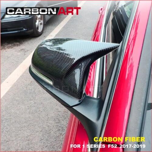 For bm w 1 Series F52 Real Carbon Fiber Mirror Cover For bm w 1 Series F52 2017-2019 f48 f49 LCL 2017-2019 Auto Mirror Protector
