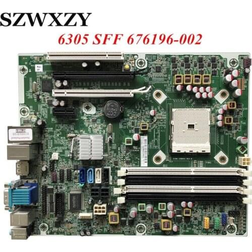 For HP Pro 6305 SFF Desktop Motherboard DDR3 676196-002 715183-001 715183-501 703596-001 A75 FM2 Full Tested
