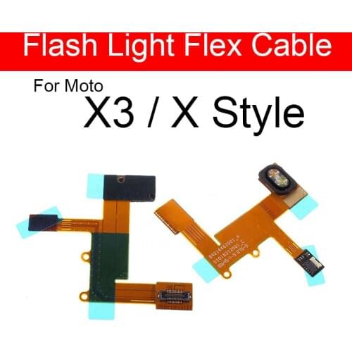 Camera Flash Light Flex Cable For Motorola Moto X Style X3 XT1575 XT1572 XT1570 Flashlight Flash Lamp Flex Ribbon Replacement