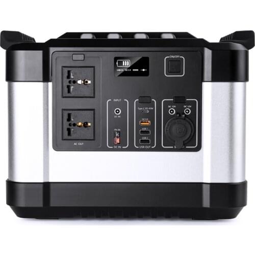 Home Outdoor Camping Power Bank Pack 1000w Rechargeable 1KW Solar Generator Portable Power Station