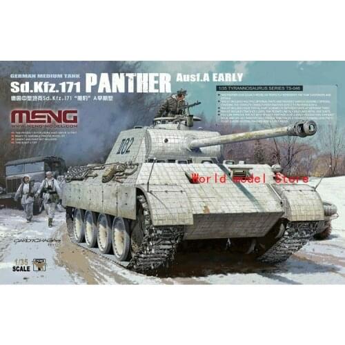 Meng Model TS-046 1/35 German Medium Tank Sd.Kfz.171 Panther Ausf.A Early Plastic Model Building Kit
