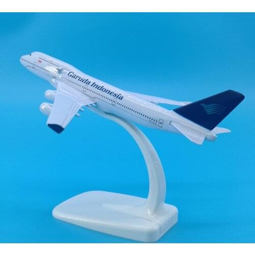 1:400 Scale 16cm Garuda Indonesia Airways Alloy Metal Plane Model Boeing B747 Airlines Airplane Aircraft Gift Collectible