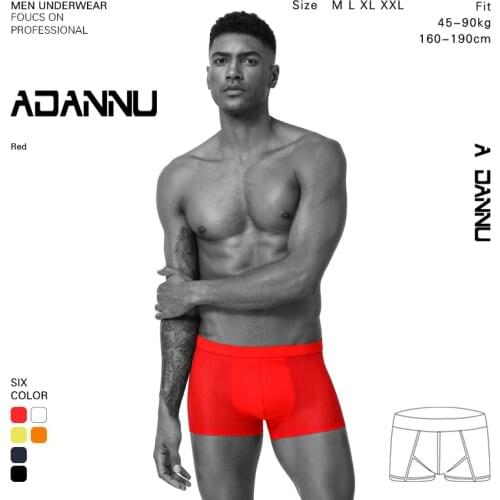 ADANNU 6PC/LOT Brand New Mens Underwear Boxer Modal Homme Men Boxershorts Men Boxers Sexy Male Underpants Print Breathable