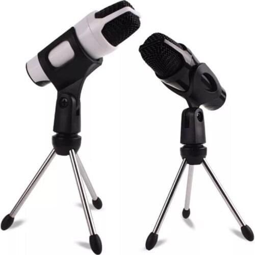 Desktop Tripod Microphone Stand Portable Mic Table Stand Universal Adjustable Desktop Mic Stand for Outdoor Activity