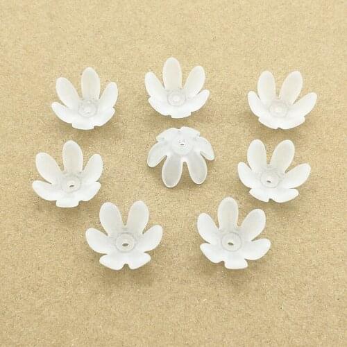 New Arrival! 700pcs Clear leaf Frosted Beads For Handmade Jewelry Necklace/Earrings DIY Parts,Jewelry Findings&Components