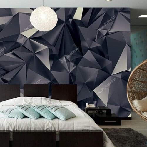 Abstract wallpaper,Abstract black universe futuristic texture,mural for living room bedroom sofa background wall PVC wallpaper