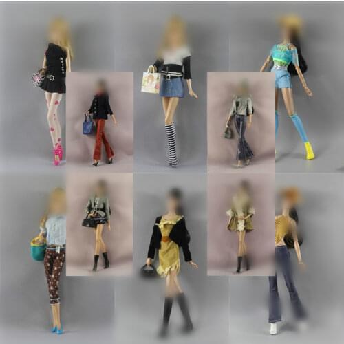 30cm Doll Dress Fashion Clothes handmade outfit For Barbie Doll Accessories Baby Toys Best Girl' Gift