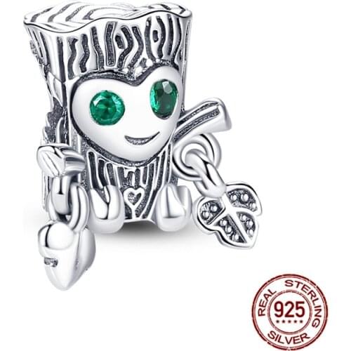 CodeMonkey 925 Sterling Silver Licorne Memory Pendant Colorful CZ Animal Charms Fit Women Bracelets Necklaces Jewelry Making 996