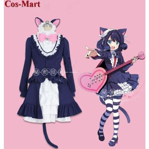 Hot Game SHOW BY ROCK!! Cyan Cospaly Costumes Rock World SJ Uniform Dress Party Role Play Clothing Custom-Make Any Size