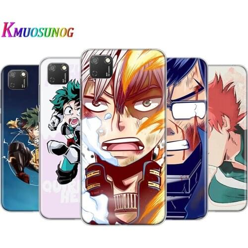 Transparent Cover Anime My Hero Academia For Honor 9 9S 9A 9C 9X 9N 9i V9 10 10i 10X X10 Lite Pro Shockproof Phone Case