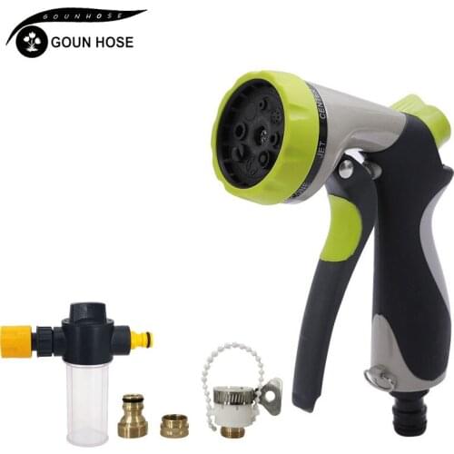 Dropshipping High Pressure Washer Water Spray Gun Washing Car Garden Watering Hose Nozzle Sprinkler Foam Water Gun Cleaning Tool