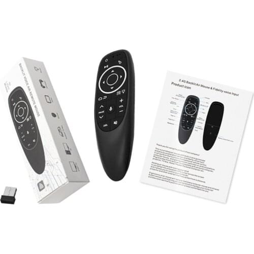87HA G10s G10s Pro Voice Remote Control 2.4G Wireless Air Gyroscope IR Learning Suitable for Android TV Box