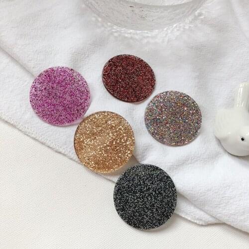 30pcs/lot color resin round shape handmade earring/necklace/bracelet charms diy jewelry making accessory