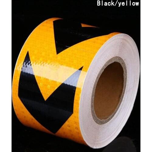10cm X 5m High quality Safety Reflective Warning Tape Conspicuity Film Sticker Multicolor