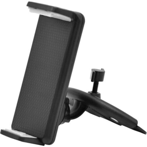 360 Rotation Car CD Slot Mount Holder Stand For 4-11 inch Smart Phone Tablet PC T3LB