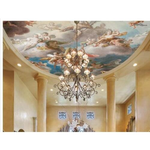 3d photo wallpaper 3d ceiling wallpaper murals Stick a murals ou angel European characters wallpaper
