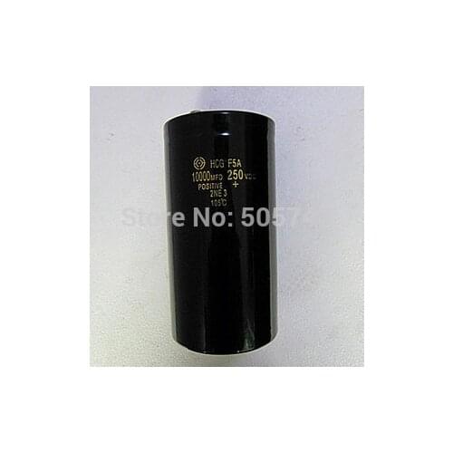 Aluminum electrolytic capacitor 10000UF 200V filter capacitor wire cutting capacitor 10000MFD 250VDC