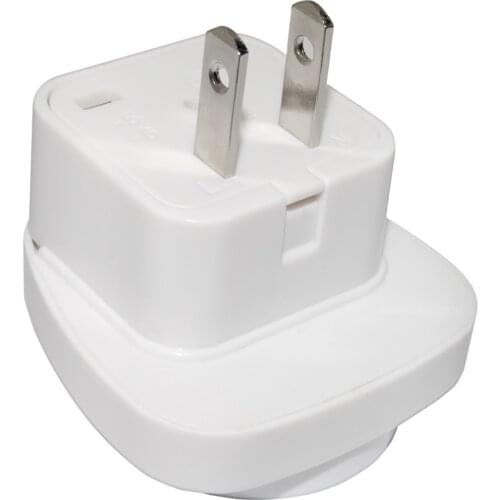 US American 2 Pins AC Power Electric Plug To EU US Italy Plug Universal International World Travel Adaptor Adapter Converter