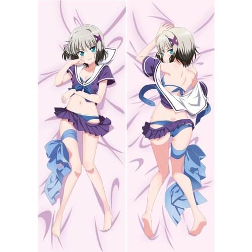 Anime Cartoon Mahou Shojo Ririkaru Nanoha Sexy Body Hugging Pillow Cover Case Pillowcase High Quality Cases 91058