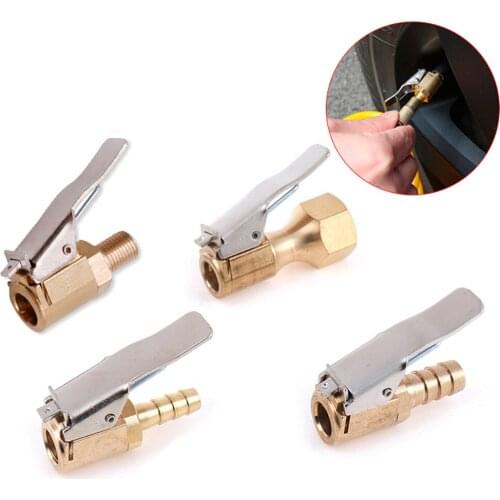 1pcs Auto Air Pump Chuck Clip Car Truck Tyre Tire Inflator Valve Connector Car 6mm 8mm Clamp Tire Repair Tools