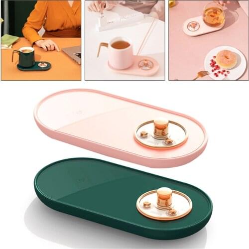 Heating Cup Pad Beverage Warmer Creative Smart Insulation Coaster Coffee Cup Mat Heating Cup Pad Office Coffee Mug Warmer#dg4