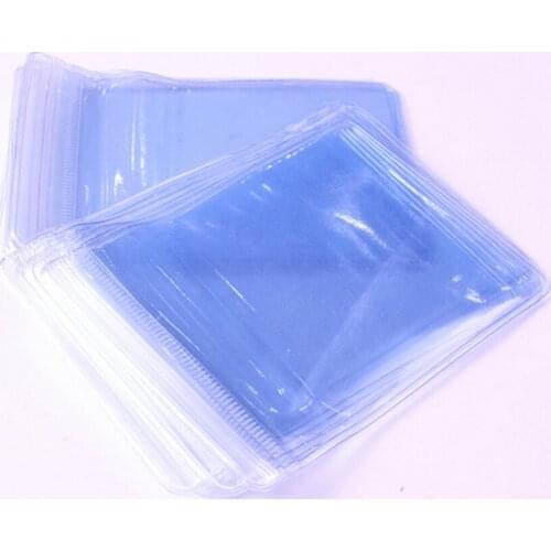 Newly 100X Plastic Coin Bag Case Wallets Gift Package Clear Useful PVC Storage Envelopes Seal Plastic Bags