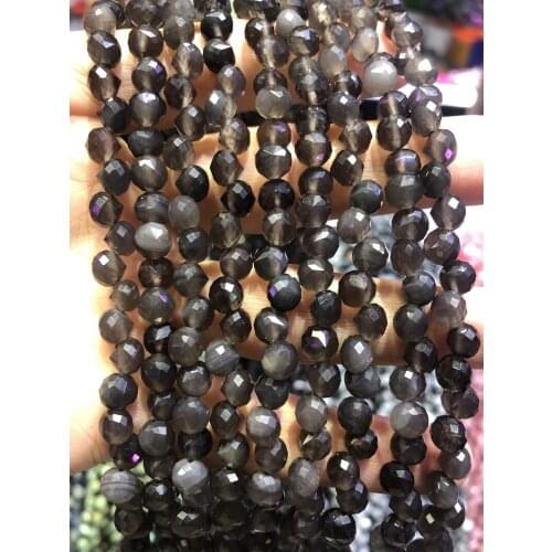 Wholesale 2string of 15.5" 100% Natural African Turquoise Bead 6mm Faceted Round Tear Drop Gem Stone Loose Beads for Jewelry