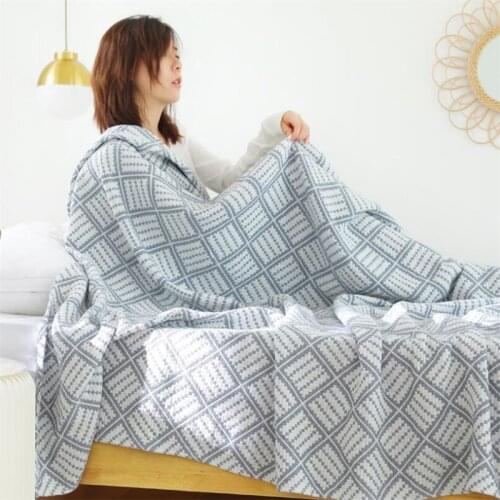 20 Styles Travel Home Sofa Cover Throw Blanket Cotton Gauze Muslin Blanket for Bedding Sheets 200x230/150x200cm Sleeping Blanket