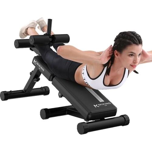 Folding Dumbbell Bench Supine Board, Multi-Functional Abdominal Muscle Fitness Equipment, Portable Exercise Press Bird Chair