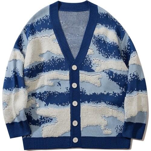 Small fire child Men's Knitted Cardigans