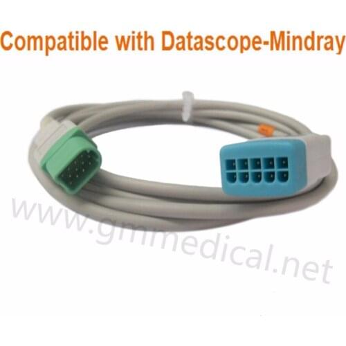 Compatible with Datascope-Mindray 5 Lead Leadwires Patient Monitor ECG Trunk Cable OEM P/N 001200174501 Rectangular 12pin