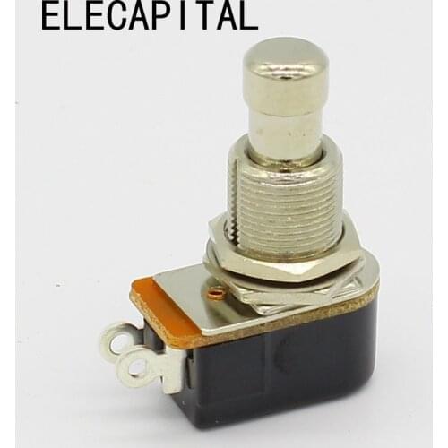 SPST Momentary Soft Touch Push Button Stomp Foot pedal switch Electric Guitar Switch OFF-Momentary ON