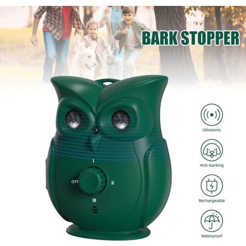 Ultrasonic Bark Stopper Automatic Ultrasonic Dog Barking Deterrent Control Device Suitable for Small Medium Large Dog XHC88