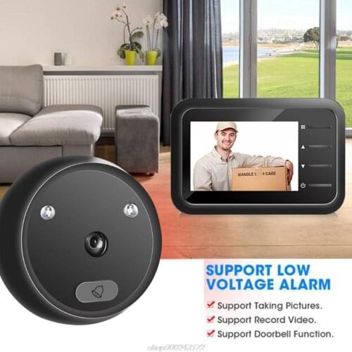 Smart Wireless Video Doorbell Camera Automatic Photo/Video PIR Motion Detection IR Night Vision Home Security Au3 21 Dropship