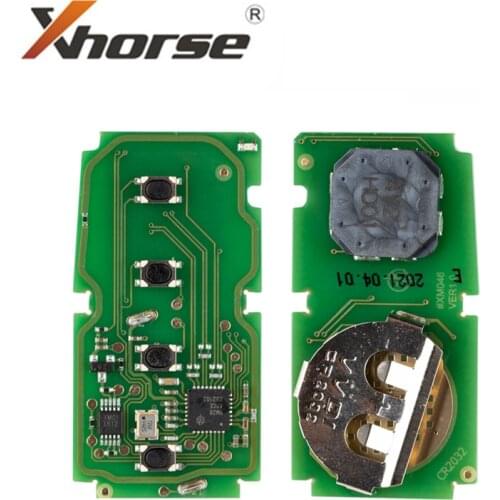 Xhorse XM Series Universal for Toyota 4D 8A Series Smart Key PCB XSTO00EN for VVDI Mini Key Tool Support Rewirte 1 PCS