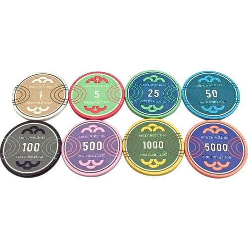 Any Design Can Do Hot Design Poker Chips Casino Ceramic For Gamble Playing Game Set