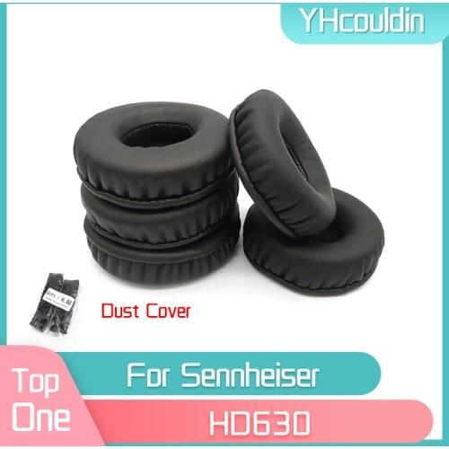 YHcouldin Ear Pads For Sennheiser HD630 Earpads Headset Leather Ear Cushions Replacement Earcushion