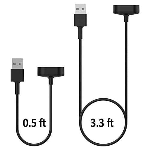 Fitbit Inspire/Inspire HR Charger [2 Pack],USB Charging Cable Cord for Fitbit Inspire/Inspire HR Fitness Tracker(1.65ft/3.3ft)