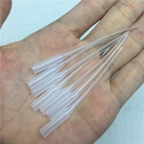 100 pcs Super Glue Dropping Tube Nozzle Adhesive Tool Tube Rat Tail Pipe Drip Hose Needle Tube Bottle Cap Catheter Dropper